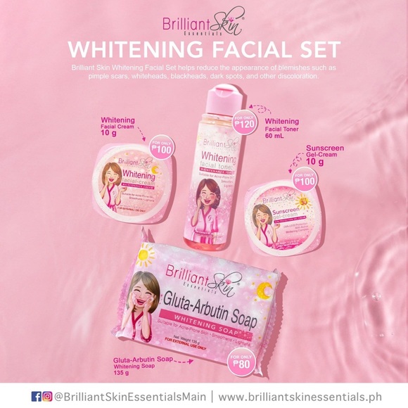 brilliant skincare whitening set